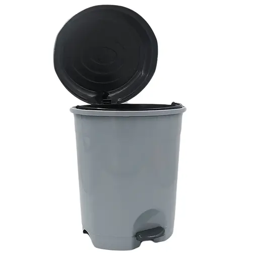 Відро Planet з педаллю овальне 50 л антрацитове (00-00020095) - фото 2