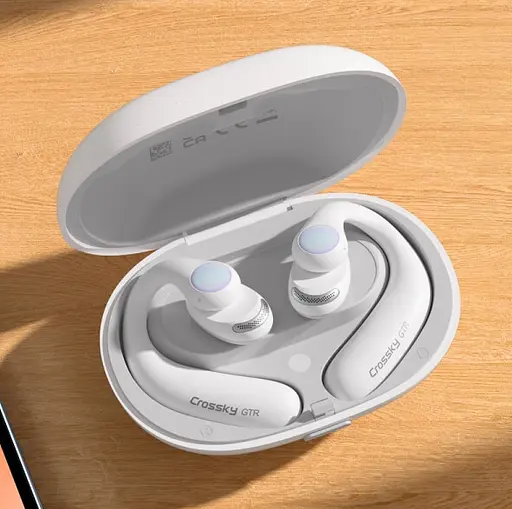 Навушники QCY бездротова стереогарнітура Bluetooth в кейсі T15 білі - фото 7