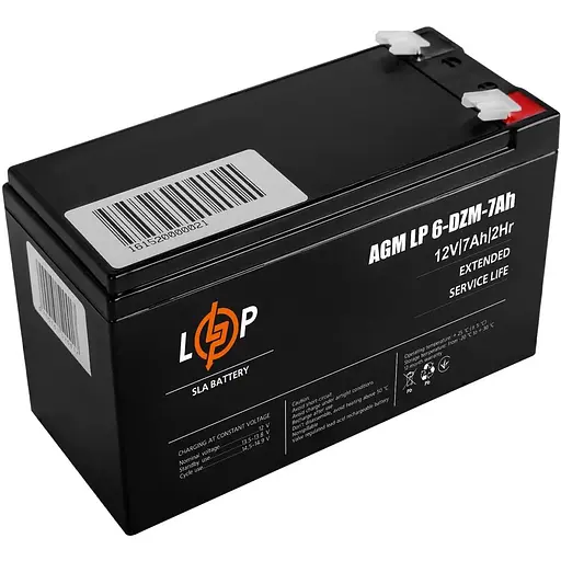 Аккумулятор LogicPower LP 6-DZM-7 Ah тяговый свинцово-кислотный - фото 4