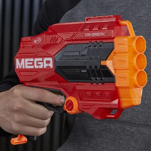Уценка. Бластер Hasbro Nerf Mega Tri-Break (E0103) - фото 3