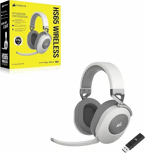 Навушники Corsair HS65 Wireless White (CA-9011286) - фото 3