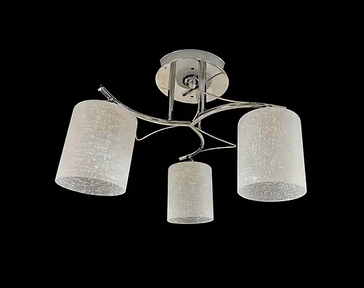 Стельова Люстра на 3 плафони VALESO 6921B/3 (Хром)