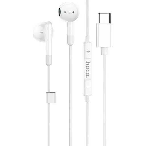 Проводные наушники Hoco M93, Type-C, 1.2m, Белый