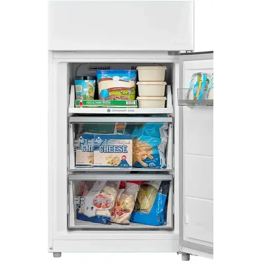 Холодильник Midea MDRB470MGF01O белый дисплей - фото 7