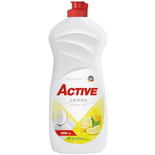 Гель для миття посуду Active лимон 500 мл