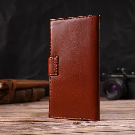 Чоловічий шкіряний гаманець Canpellini 9.5х19х2 см acs0025728 - фото 8