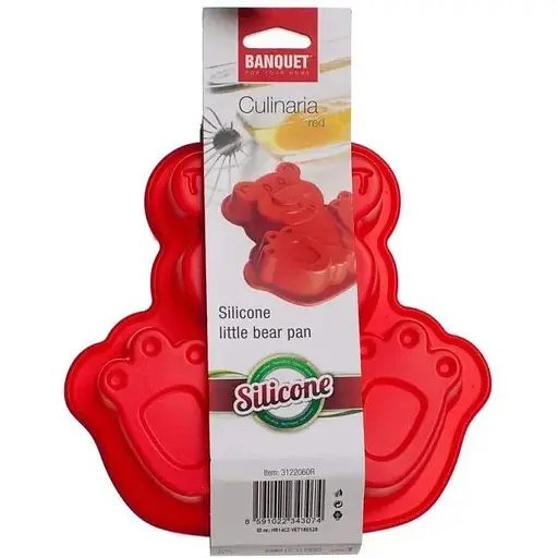 Силіконова форма для випікання Bear 19.8x20,7cm R - фото 2