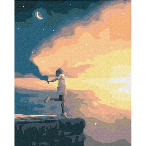 Картина за номерами Космічний політ Brushme 40x50 см кольорова 000277462