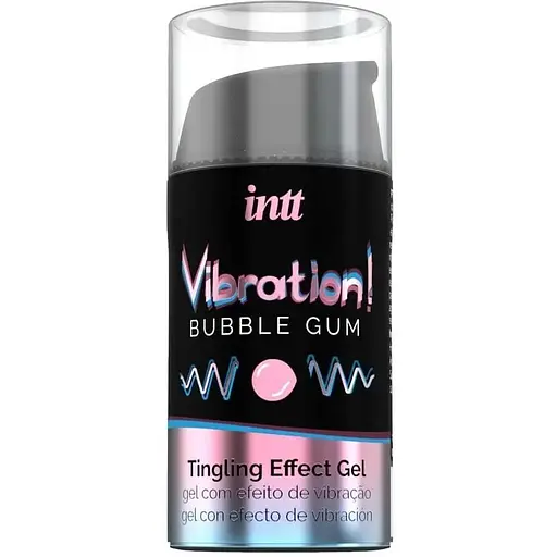 Жидкий вибратор Intt Vibration Bubble Gum 15 мл с эффектом вибрации до 30 минут