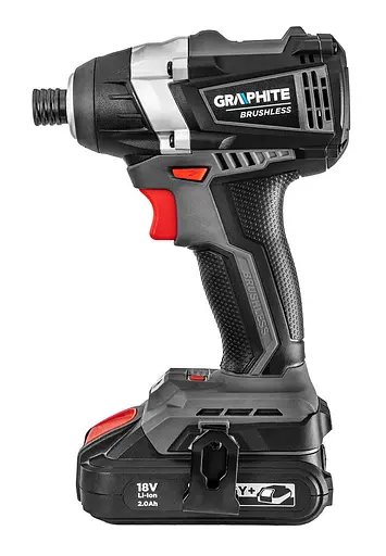 Гайковерт ударный Graphite Energy+ 18В бесщеточный 2700 об/мин 200 Нм 3 скорости 1.2 кг без АКБ и ЗП - фото 6