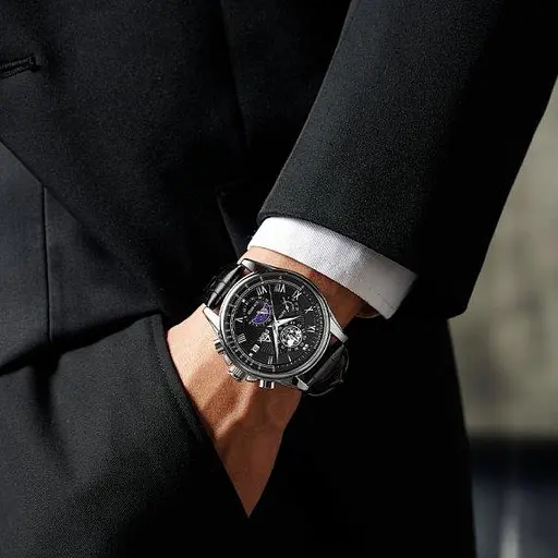 Мужские наручные часы Peak X MoonLight (Черные) - фото 6