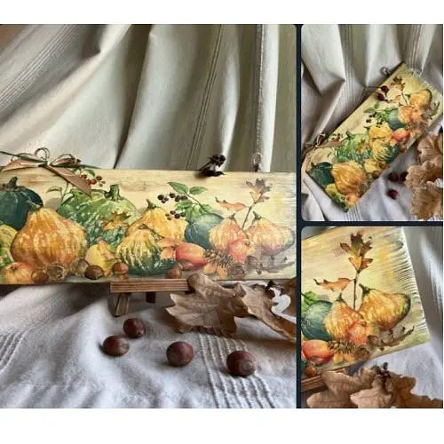 Панно Тепла осінь ручна робота - фото 3