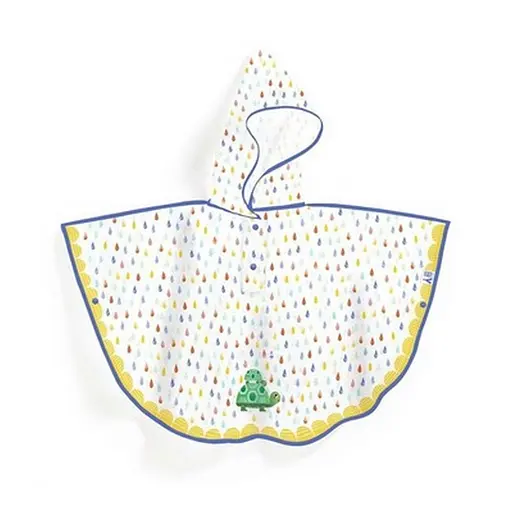 Дощовик дитячий "Черепашки" DJECO DD04673 з капюшоном - фото 1