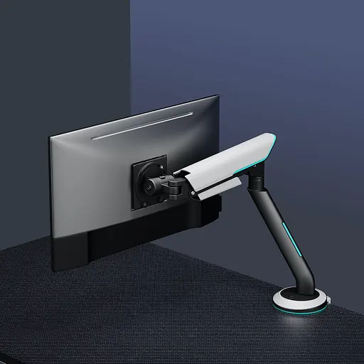 Кронштейн для монитора с RGB-подсветкой, регулировкой высоты, оборотом и наклоном ITech LDT96-C012 24-57" - фото 13