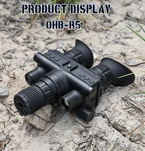 Цифровой бинокль ночного видения с креплением на голову Ziyouhu OHB-R5 1080P (до 600м) с ИК-видеокамерой HD - фото 8