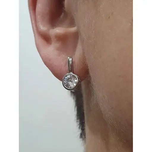 Серебряные серьги TOP Silver с фианитами. 9520156Б - фото 2