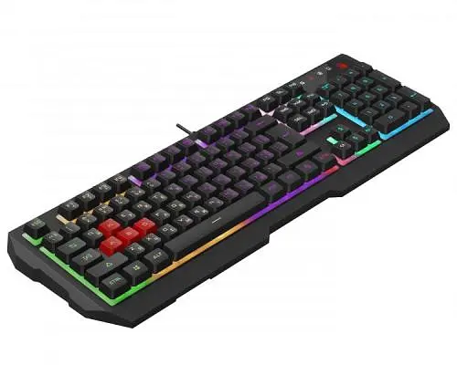 Клавиатура Bloody B140N, Black, USB, игровая, неоновая подсветка - фото 3