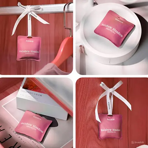 Автомобільний освіжувач повітря Baseus Margaret Series Car Air Freshener (Neon Garden) Baby Pink - фото 8