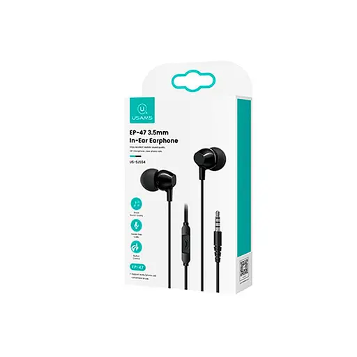Наушники Usams In-Ear Earphone US-SJ594 EP-47 3.5mm - фото 3