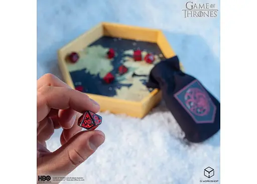 Набор кубиков Game of Thrones. Targaryen Dice Set , 7 шт. (GOT/00190166/2025/3/A) - фото 4