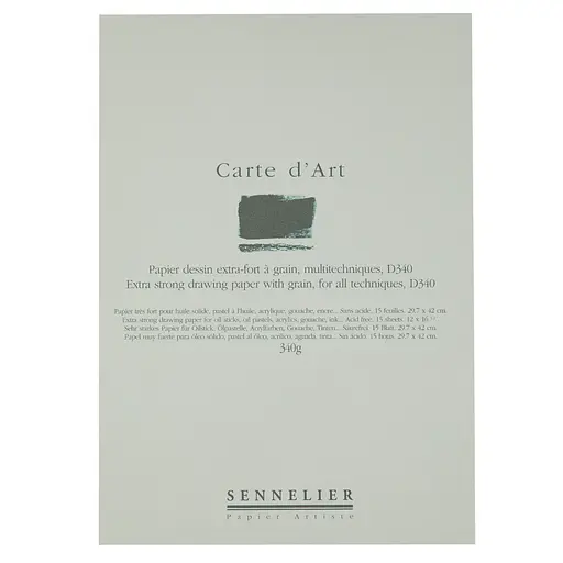 Альбом-склейка мультитехника Sennelier Carte d'art, 15 листов, 340 г/м, 29,7x42 см