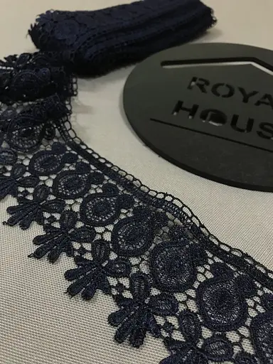 Мереживо Арфа синє - фото 2