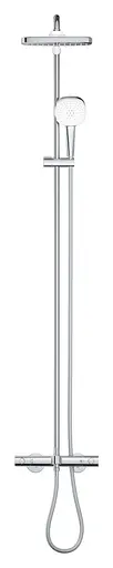 Душова система настінного монтажу з термостатом для ванни Grohe Tempesta System 250 Cube 26691001, Хром - фото 3