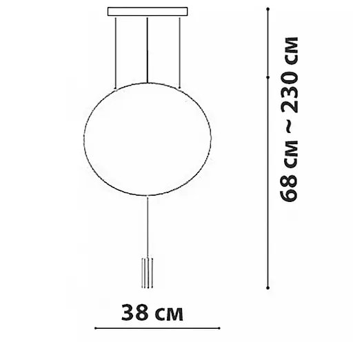 Підвісний світильник Friendlylight Vilf PD-1 FL3094 - фото 4