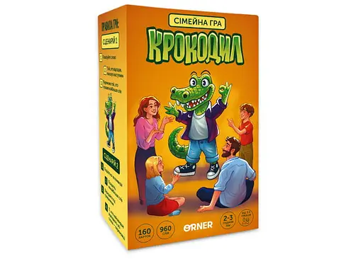 Настольная игра Оrner Крокодил (укр.) (orner-2678)
