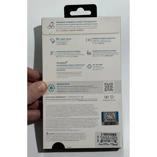 Оригинальный противоударный чехол Speck Presidio2 Grip для Samsung Galaxy S23 FE (6.4") Black 150589-3205 - фото 5