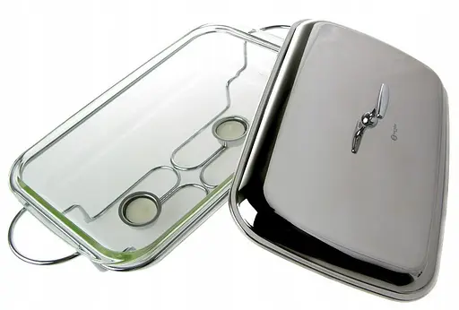 Мармит настольный подогреватель еды Edelhoff EH-8523 термостойкая стеклянная посуда с подогревом - фото 2