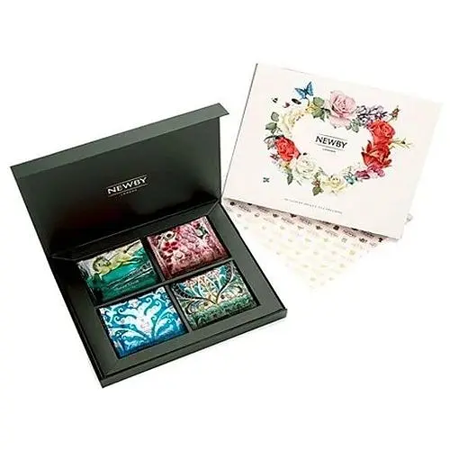 Набор зеленого чая Newby Сердце картон 58 г (899002) - фото 1