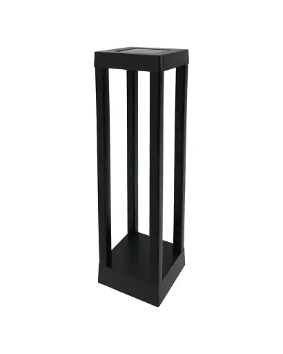 Вуличний світильник на сонячній батареї Goldlux 330291 Palermo LED 6500K IP44 чорний - фото 1