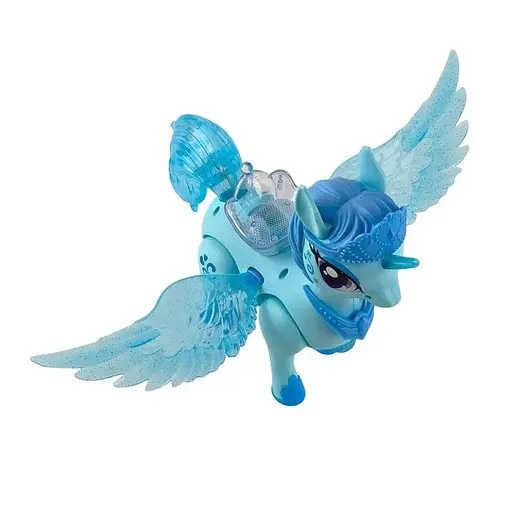 Интерактивная игрушка "Единорог" Bambi HJ708(Blue) музыка, свет - фото 3