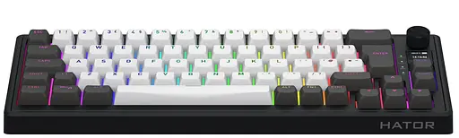 Клавіатура HATOR Skyfall 65 PRO Wireless Silent Switches UK-ISO Grey Black (HTK4160EU) - фото 2