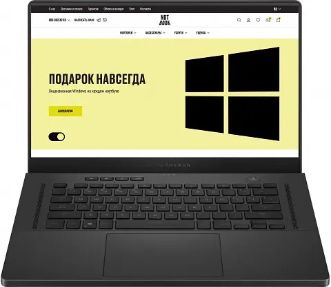 Ноутбук Asus ROG Zephyrus G15 GA503QM (GA503QM-BS94Q) Black - фото 2