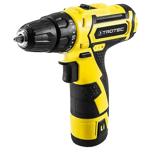 Дрель-шуруповерт аккумуляторный Trotec PSCS 11-12V с кейсом (DAS302793) - фото 1