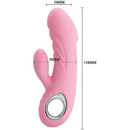 Вибратор Pretty Love Carina BI-014534-1, Розовый - фото 7