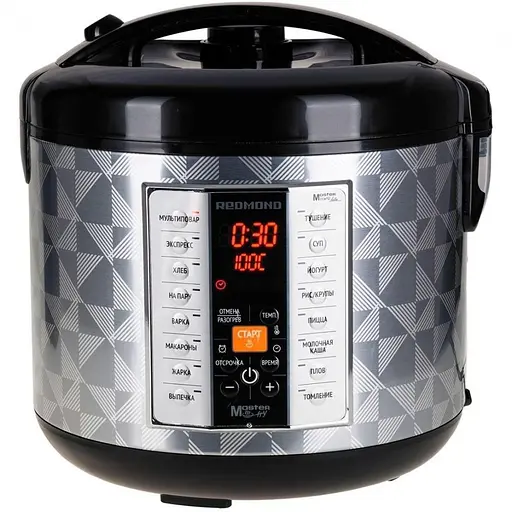 Мультиварка Redmond RMC-M26, Inox/Black, 830W - фото 1