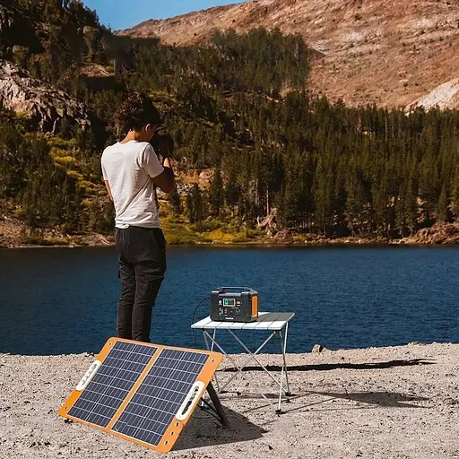 Портативная солнечная панель Flashfish TSP60 60W/18V [157523] - фото 7