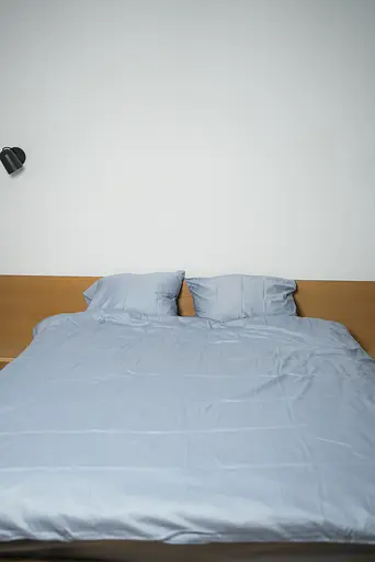 Комплект постельного белья сатин Ukrainian Sky синий - двухспальный - фото 3