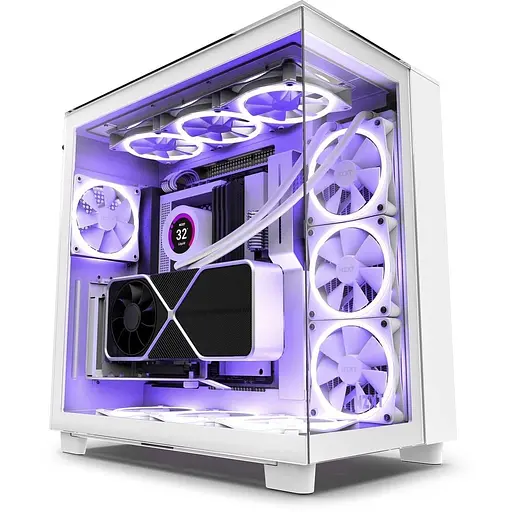 Підставка для відеокарти NZXT Vertical GPU Mounting Kit - White (AB-RH175-W1) - фото 10