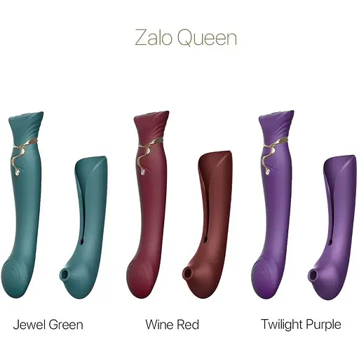 Смартвибратор 3в1 Zalo - Queen Twilight Purple - фото 9
