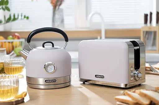 Ardesto Электрочайник EKL-F500L, 1.7л, металл, мат, Otter, лиловый - фото 7