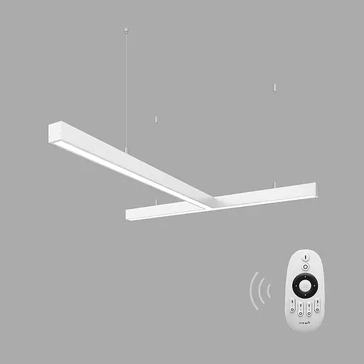 Керований світлодіодний світильник X-LED 80ВТ Т-подібний білий (840*815*43) LSNT-80dw - фото 1