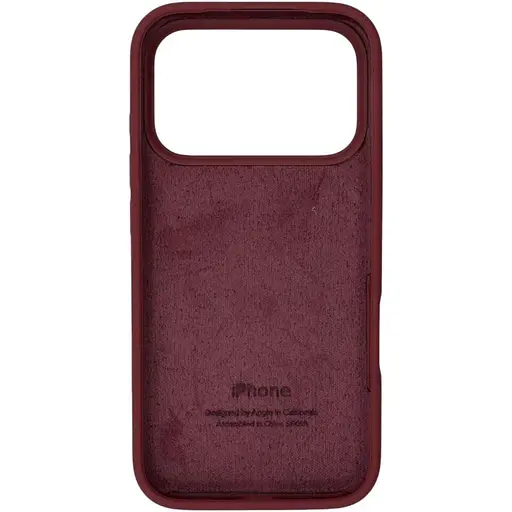Чехол Silicone Case для Apple iPhone 17 Pro Max Plum AA [145104] - фото 2