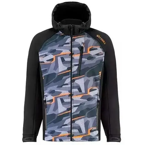Куртка Viverra Softshell Infinity Hoody Black/Orange XL (1102-РБ-2239060)