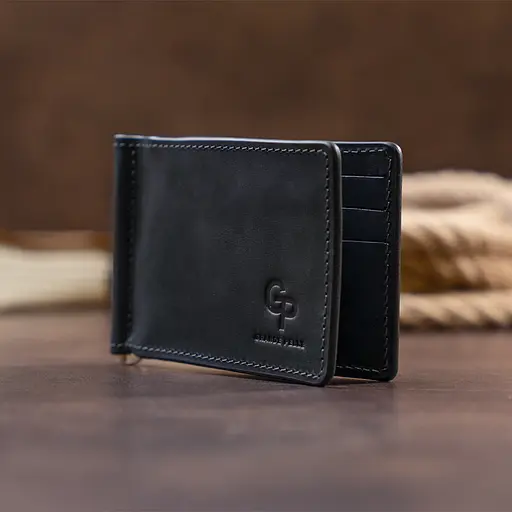 Кожаный портмоне Grande Pelle 12х8х0.5 см acs0014764 - фото 6