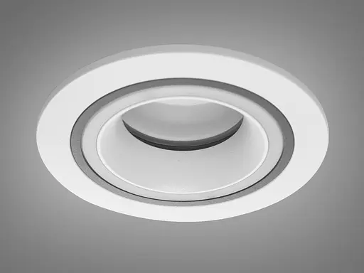 Вишуканий, гармонійний, круглий точковий світильник серія "Аluminium", біли - фото 2