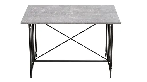 Стіл-книга трансформер Оріон 3 Ferrum-decor 750x1150x880 Чорний метал ДСП Бетон 16 мм (FRD-105087) - фото 5